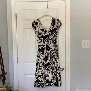 Vintage Black and White Dress